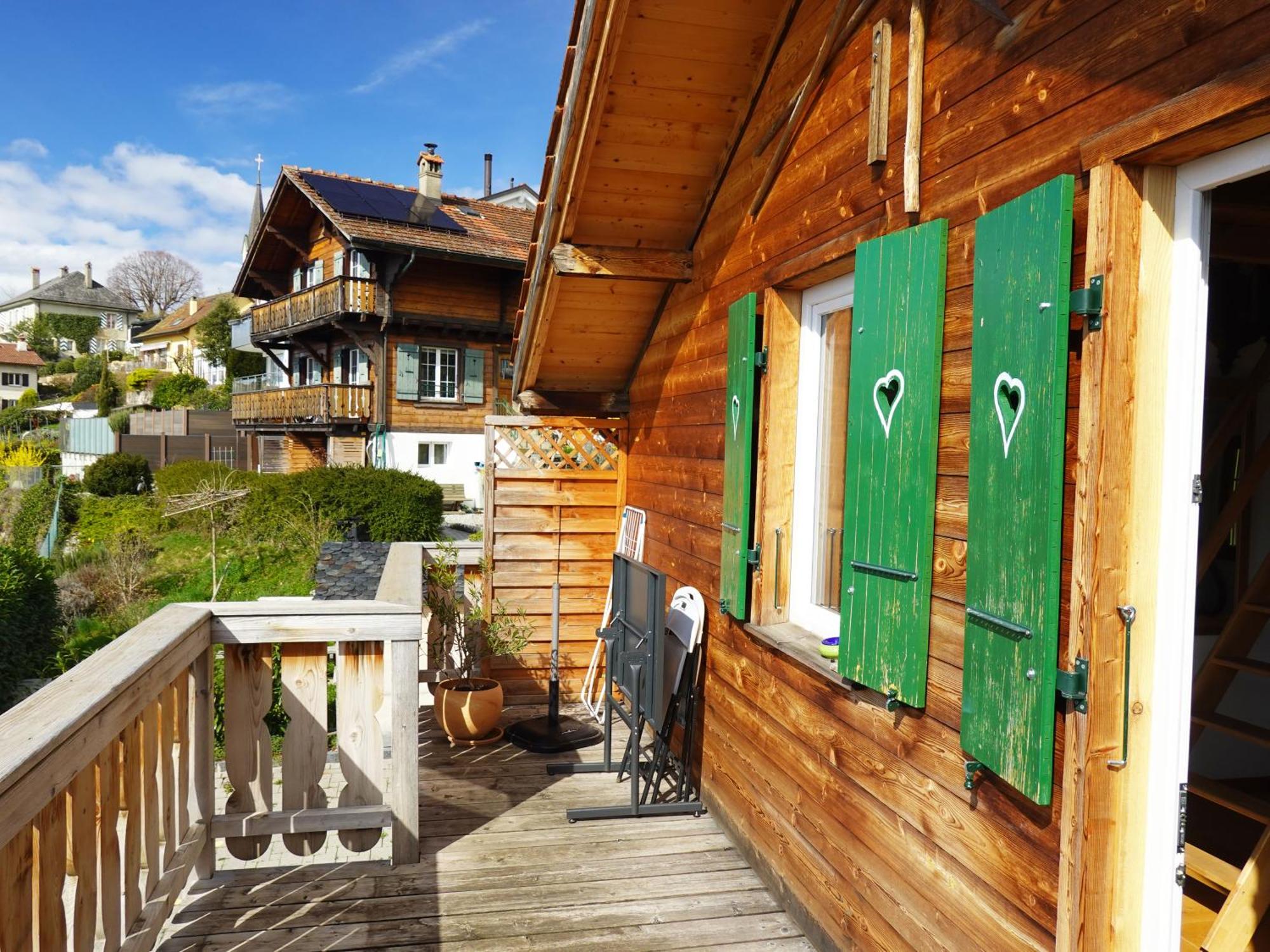 "Les Echalas" Chalet Independant Avec Cuisine En Lavaux Unesco Chexbres Dış mekan fotoğraf